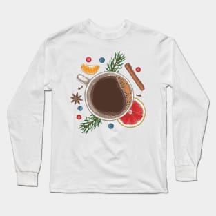 Snowy Christmas Morning Long Sleeve T-Shirt